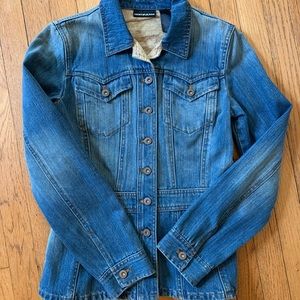 DKNY fitted jean jacket, M (but fits like S)